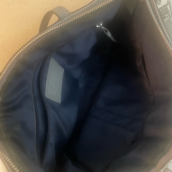 Coach Medium Metallic Grey Leather Vintage Bag - Picture 13 of 14